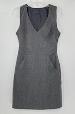 GAP Women’s Sleeveless Knee Length Lines Business Sheath Dress Size 2