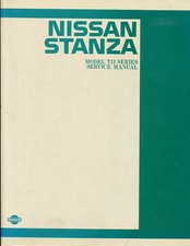 Nissan Stanza Model T11 Factory Manual english Aug 1981 part no. SM2E-0T11G0