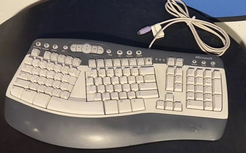 Microsoft Natural Multimedia Keyboard Ergonomic Comfort 1.0A Model RT9470 Wired - 第 1/2 張圖片