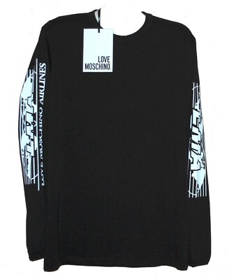 Moschino - T-shirt noir avec logo teddy maxi sur mesure - BLS Fashion