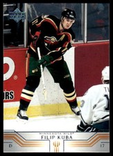 2001-02 Upper Deck #316 Filip Kuba Minnesota Wild Hockey Card