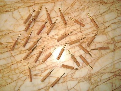 PRESTINI Oboe tubes staples 47.0 mm - natural cork . CNC machined in USA - 50 pcs lot