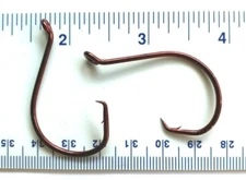 50 GT 2X Red Offset Circle Fish Fishing Hooks size 6/0 - 50 hooks 7384
