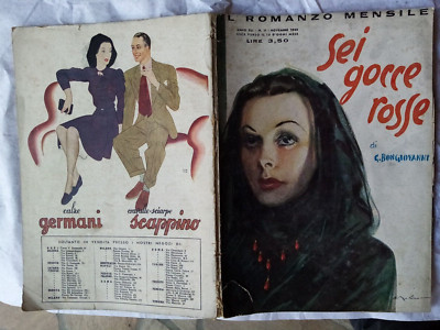 Il Romanzo Mensile- Sei Gocce di Sangue di G. Bongiovanni   n.11  del 1943