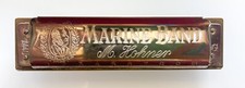 Vintage M. Hohner Marine Band Harmonica Key of G A440 Blues Harp Germany 1896