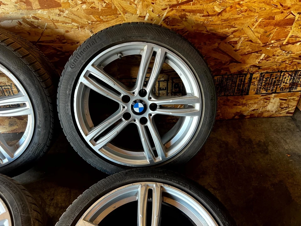 JUEGO LLANTAS BMW F30 F32 F36 18" PULGADAS M-SPORT ALEACIÓN LLANTAS CON NEUMÁTICOS 100K Foto 3 de 4