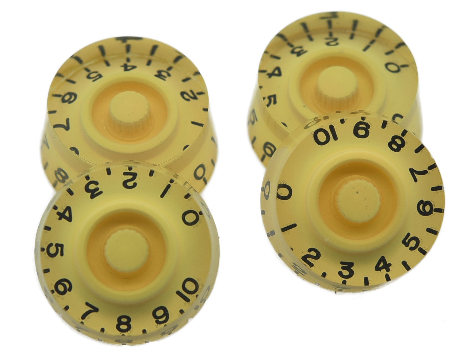 Set of 4 LP Speed Knobs Control Knobs Vintage Cream Fits Les Paul