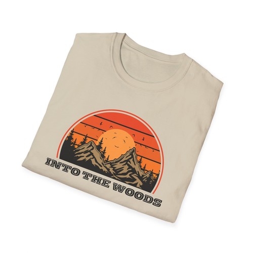 Into the woods hiking sunset mountains T-Shirt - Picture 21 of 45