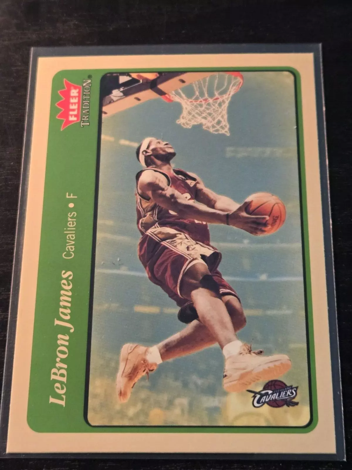 Lebron James trading card