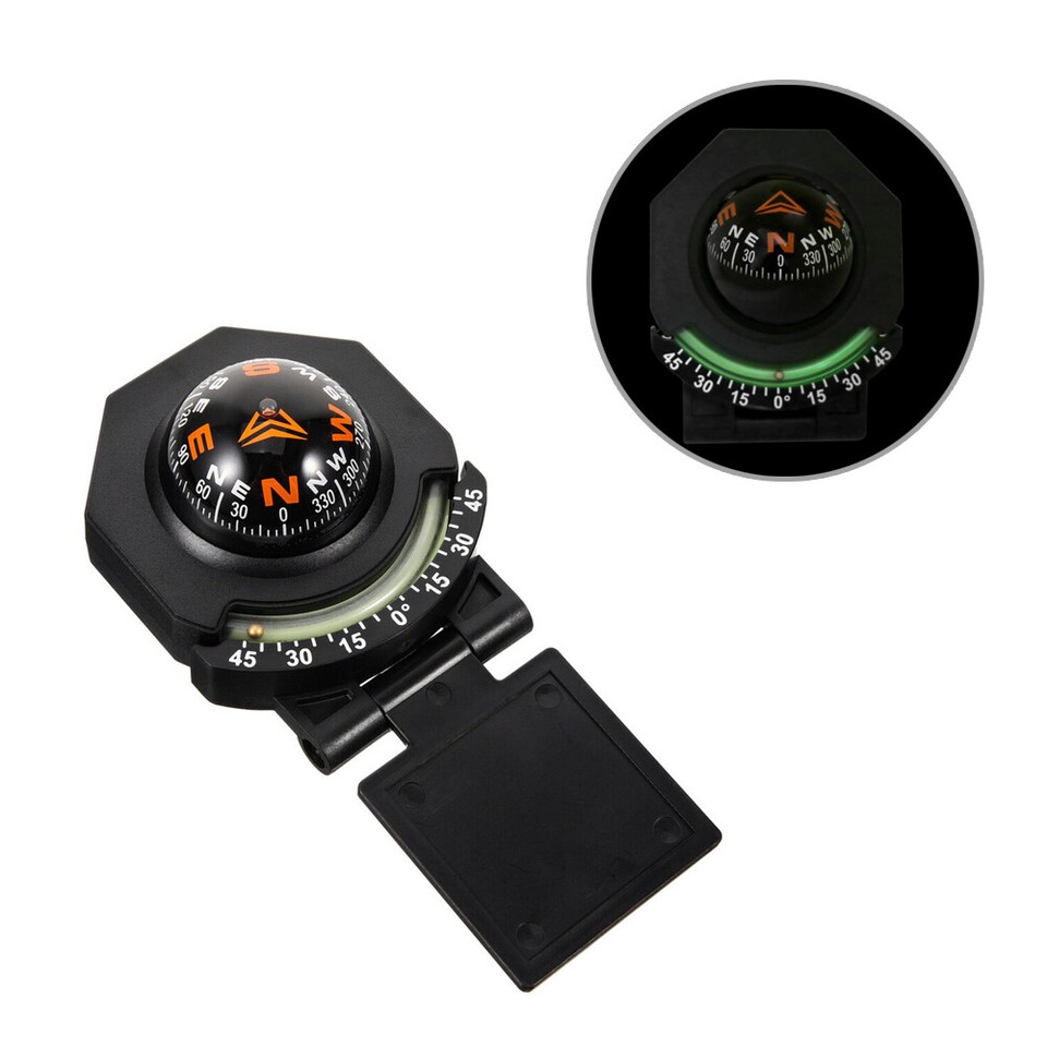 Compass Eccessorie Car Accessories Dashboard Compass Car Mount Compass Black For Auto ...