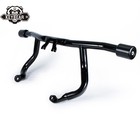 Front Engine Guard Crash Flat out Bar For Harley Touring Road Street Gilde 14 25