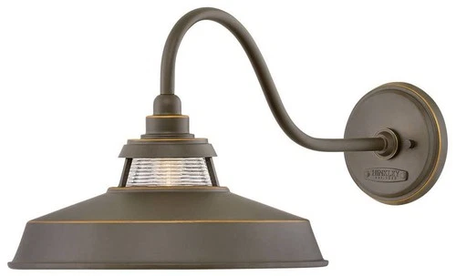 Hinkley Troyer 12" High Oil Rubbed Bronze Outdoor Wall Light - Picture 2 of 3