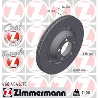 Zimmermann 460.4546.75 Bremsscheibe FüR Porsche 911 992