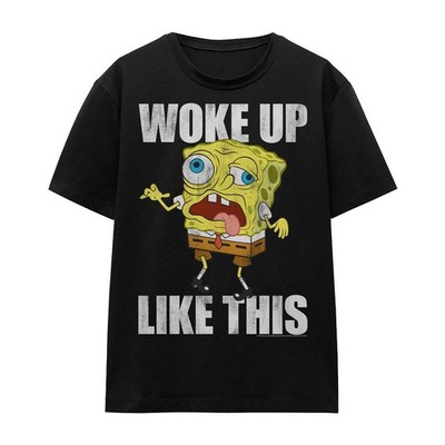 SpongeBob SquarePants - ''Woke Up Like This Meme'' T-Shirt für (TV16028)