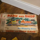 1960 Milton Bradley Park and Shop Board Game #4300 Vintage Complete Missing Dice
