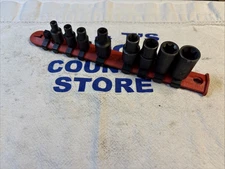 Matco Tools USA 1/4" & 3/8" Drive 8pc Inverted Torx Socket Set w/ Matco rail