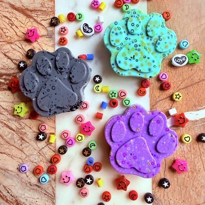 REMELTABLE BLACK Animal Paw | Picky Pad | Reusable | Fidget Aid | Ostergeschenk