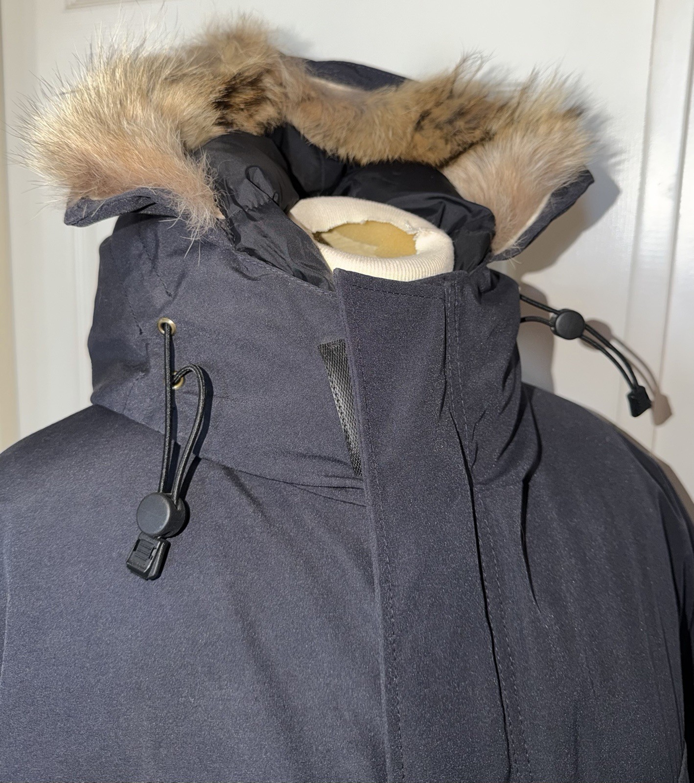 Men's Canada Goose Expedition Parka 4565M Navy Down Jacket Size L NWT.  thumbnail 7