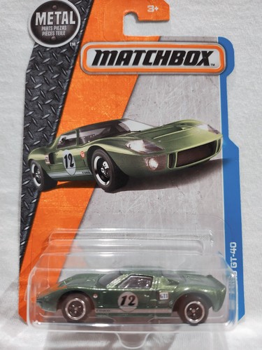 Matchbox Ford GT-40 #23 Green 1:64 Scale