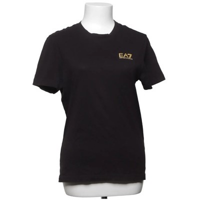 Emporio Armani, T-shirt, Größe: XS, Schwarz, Baumwolle, Einfarbig, Damen #SwT
