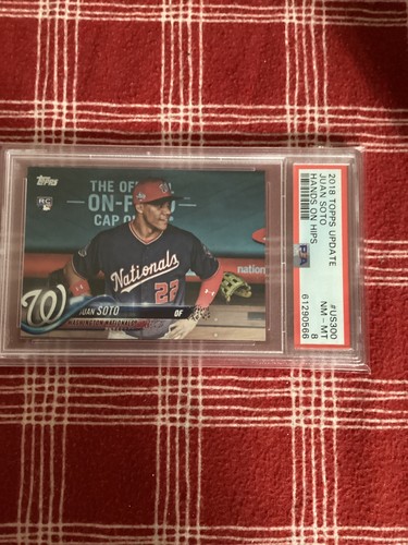 Topps 2018 Update Juan Soto RC sp PSA 8 - Washington Nationals