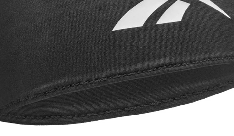 Diadema deportiva Reebok para correr banda para el cabello de tenis negra bandas de yoga RAAC-19001 Foto 4 de 4