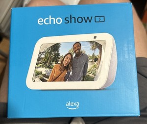 Amazon Afficher l'écho 5 Affichage intelligent avec Alexa - blanc
