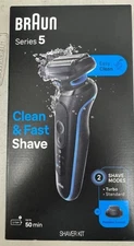 Braun Series 5 Shaver Wet & Dry Rechargeable Razor *NEW SEALED*