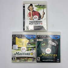 PS3 Lot of 3 Tiger Woods PGA Tour Games 10 12 13 Masters Sony PlayStation 3
