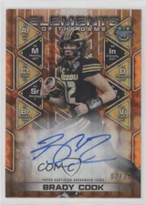 2024 Bowman U Orange Geometric Refractor /25 Brady Cook #ETG-BC Auto
