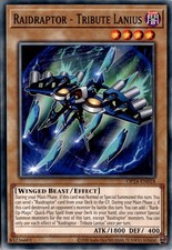 Raidraptor - Tribute Lanius Common DARK Unlimited OTS Tournament Pack 24 Yugioh