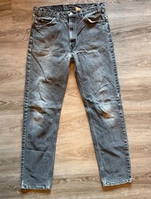 Vintage USA Levi's 505 Orange Tab Jeans Mens 34x34 black Regular Straight Leg