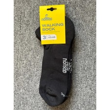 Nomad Wandersocken schwarz 43-46 3 Paar UVP 26&pound;