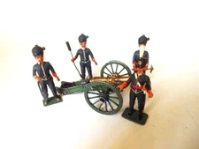 Maker Unknown Indian Army Gun Team and a gun