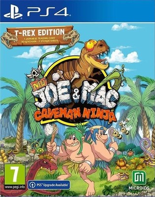 New Joe & Mac: Caveman Ninja (T-Rex Limited Edition) | PS4 Spiel | neu & ovp