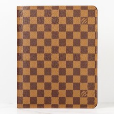 LOUIS VUITTON Agenda Bureau R21065 Damier Ebene Day Planner Cover  Auth Gift [S]