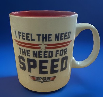 Paramount Pictures Top Gun ''I Feel The Need For Speed'' Coffee Mug. 20 oz-Ceramic