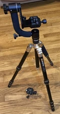 Promaster GH-10 Professional Gimbal Tripod Head 5111 w/ MeFoto Q1 + A1350 Tripod