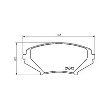 Plaquette de frein Mazda RX8
