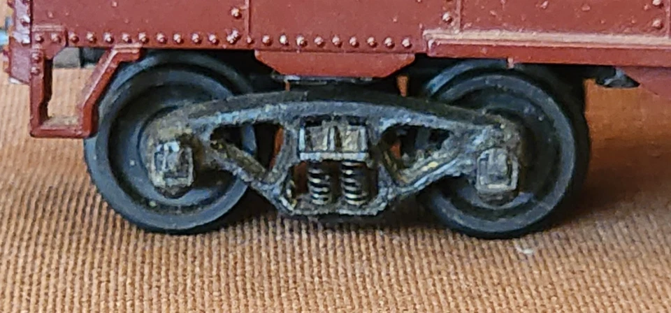 SOO Line RR 50' DD boxcar 175712 Sprung Trucks Kadee Athearn Blue Box Built HO - Image 3 of 4