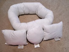 FIRST LANDINGS White NEWBORN PHOTOGRAPHY 4 Posing PILLOWS Set PROPS Infant BABY