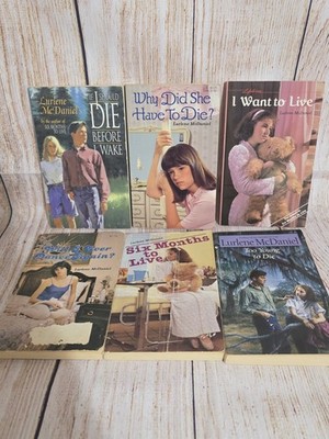 Vintage Lurlene McDaniel Book Lot Of 6 YA Romance Starfire 80s  Teen Drama
