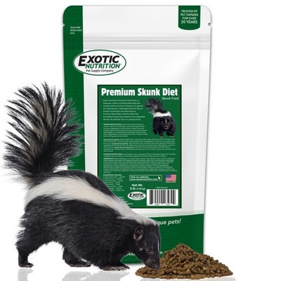 Premium Skunk Diet 5 lb. - Nutritionally Complete Healthy Pellet Food