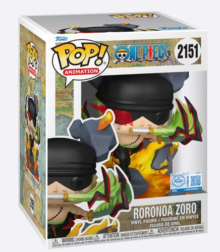Funko POP! One piece: King Of Hell Zoro # 2151 Amazon Exclusive In Hand SEALED!