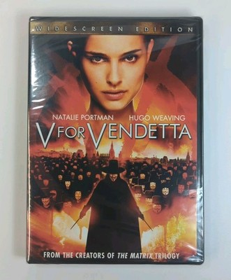 V for Vendetta (DVD, 2005) Widescreen Edition New Sealed Natalie Portman Weaving