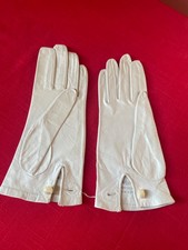 VTG NEW LIONEL LE GRAND FRANCE KID GLOVES FOR I MAGNIN, BUTTON CLOSURE. SIZE 6.5