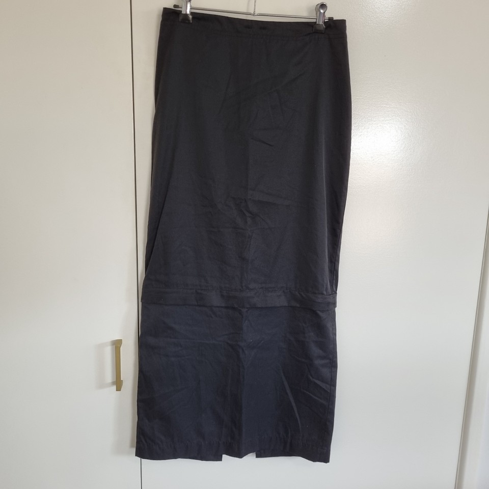 Jacqui e Women's Maxi Skirt Women’s 8 Lagenlook Capsule Y2K convertible zip off
