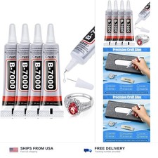 B-7000 Glue Clear for Rhinestone Crafts, Jewelry and Bead Adhesive B7000 Semi...