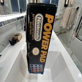 Nintendo NES Power Pad Video Game In Box With Game Great Condition