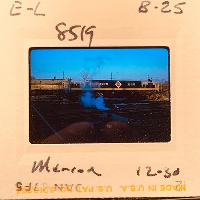 Erie Lackawanna E-L B25 GE Diesel Locomotive Train 35mm Original Slide Railfan